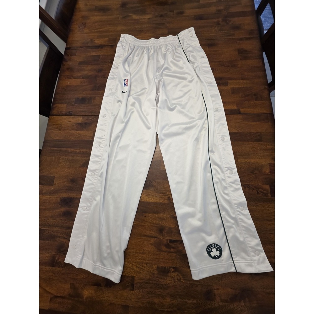 Nike NBA Boston Celtics Cream Showtime Performance Pants Men's Size XXL sku 96